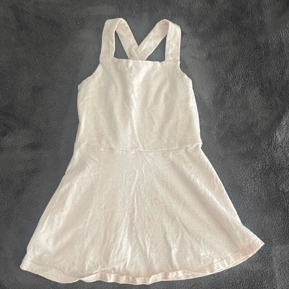 GAP Kids Casual Dress with Tiny Pink and Orange Dots - Picture 1 of 3